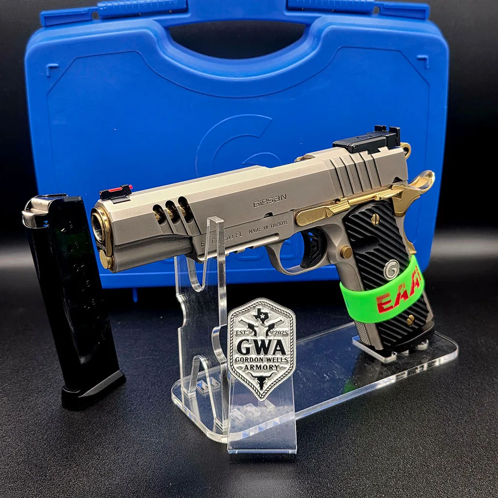 Girsan MC1911 Negotiator 5" Talo Exclusive Black/Gold 45ACP 1-8RD Mag