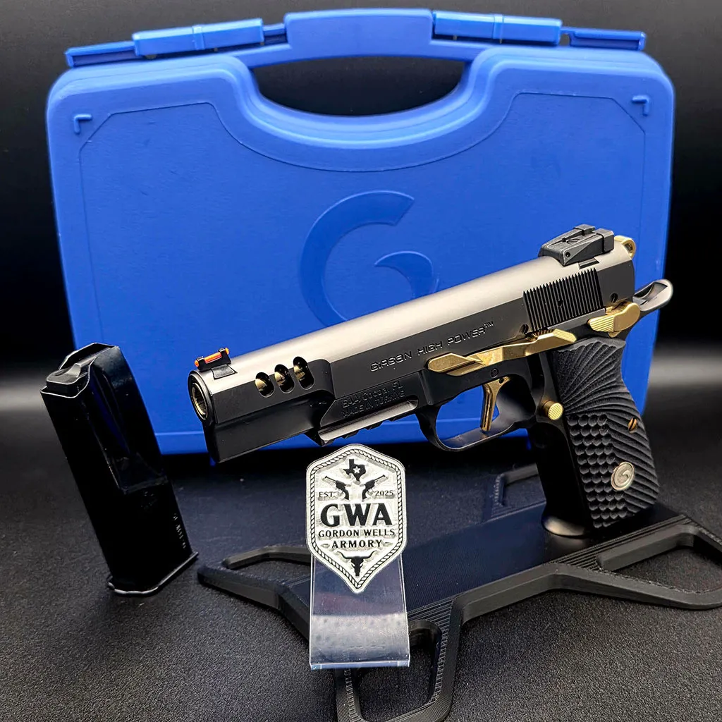 Girsan MCP35 Negotiator 4.8" Talo Exclusive Black/Gold 9MM 1-15RD Mag