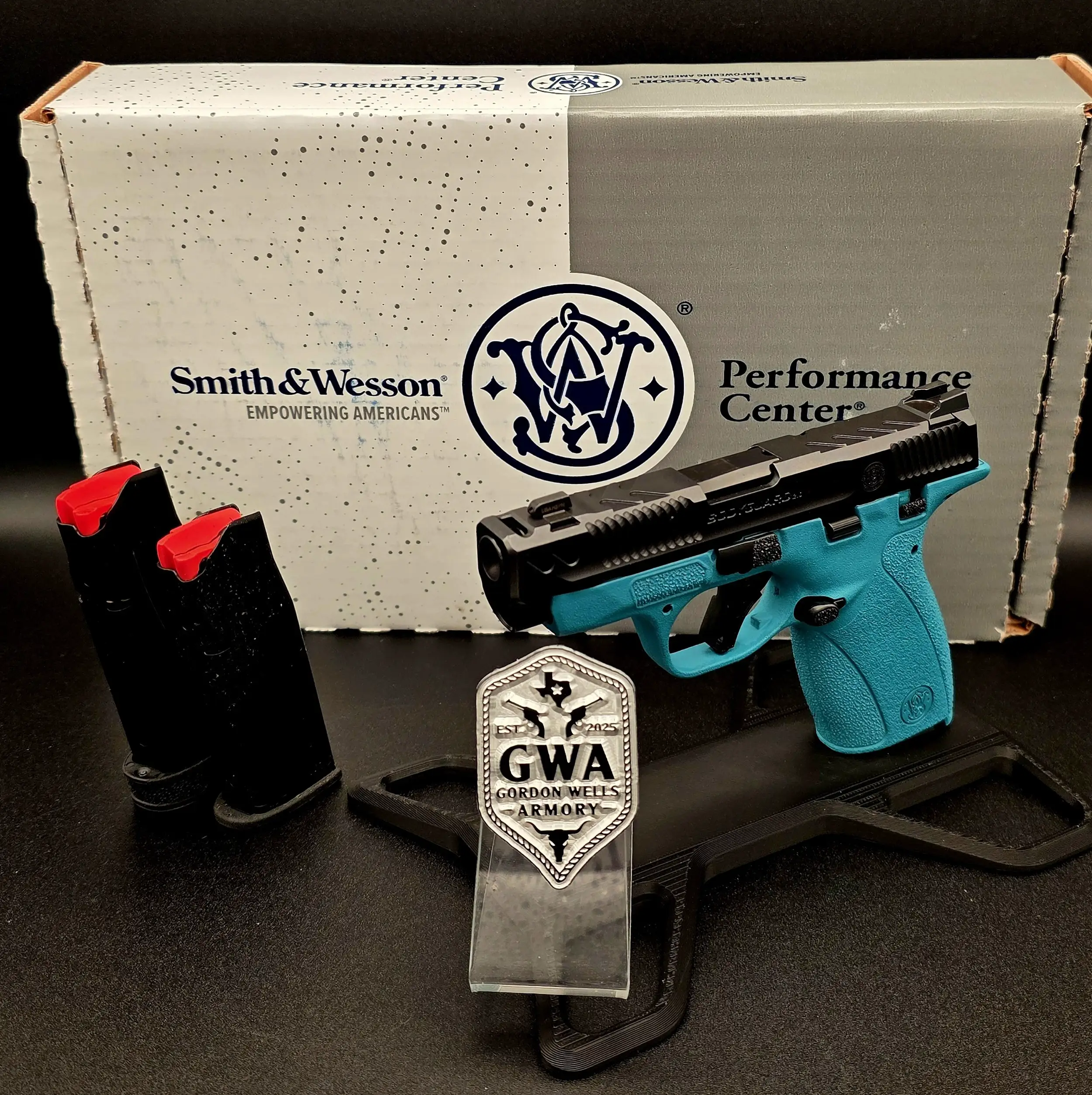 Bodyguard 2.0 380ACP TS Aztec Teal Carry Comp 1-12RD 1-10RD Mag
