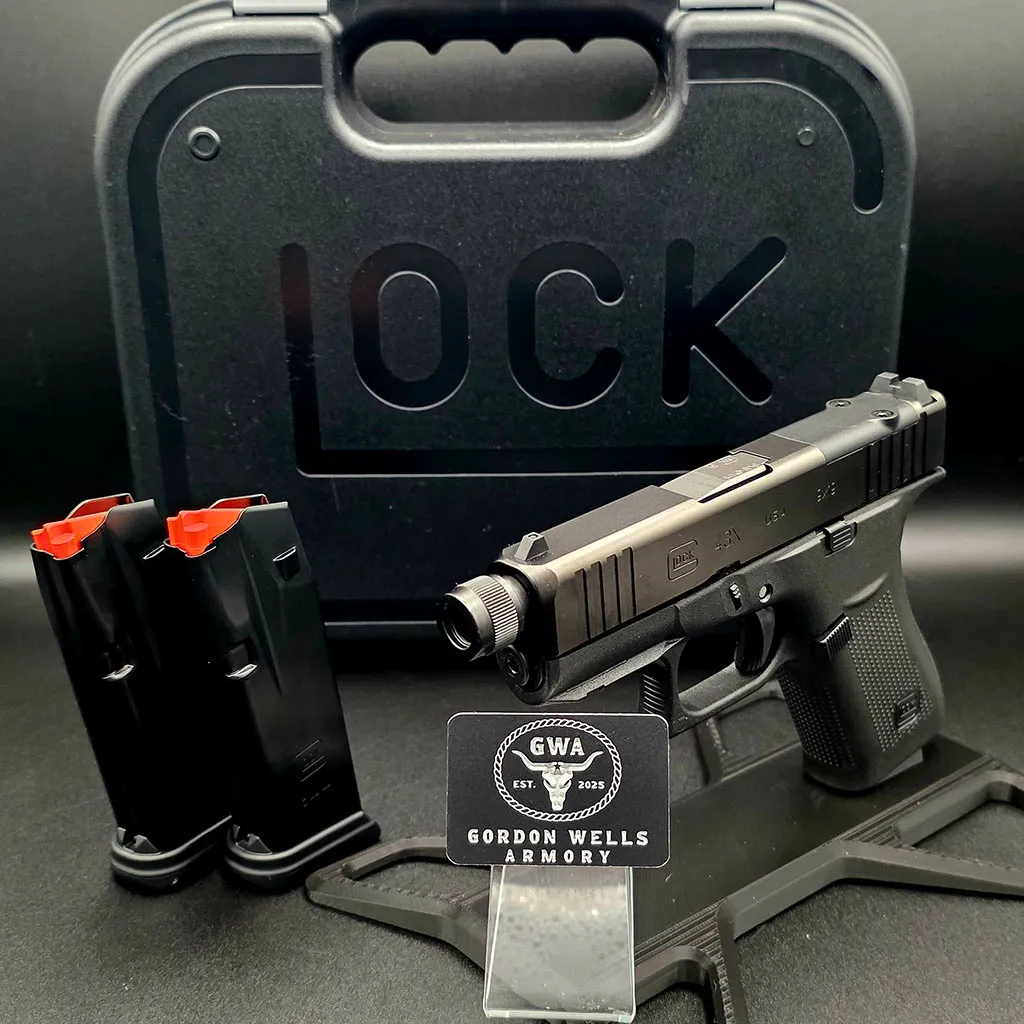 G43X MOS Slim 3.41" 9MM Threaded Barrel ORS 2-15RD Mags