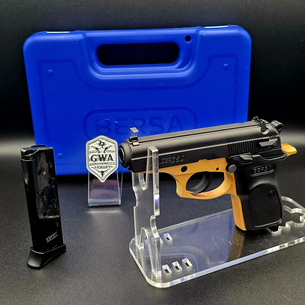 Thunder Exclusive 3.5" 380ACP Gold/Black Cerakote 1-8RD Mag