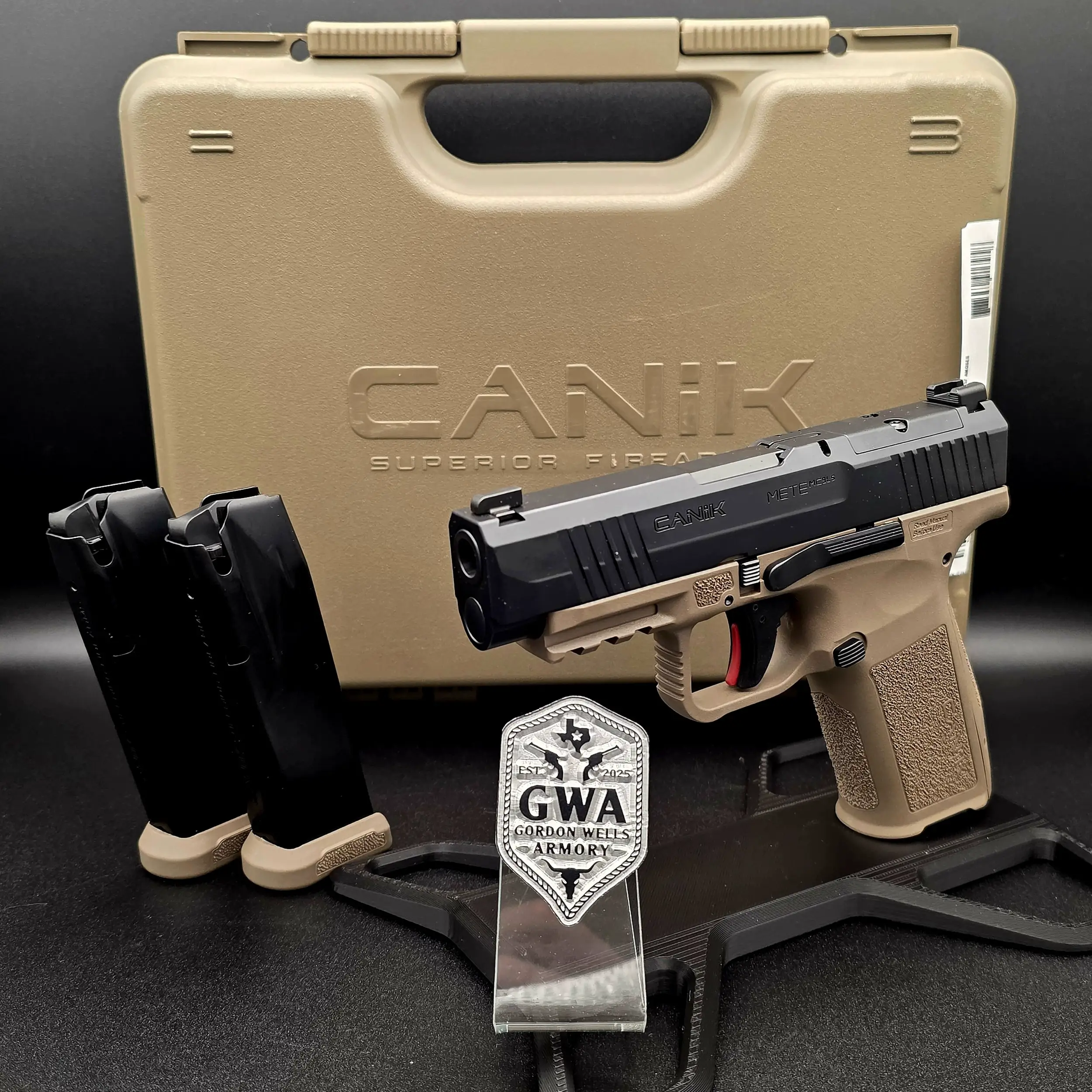 METE MC9LS Black/FDE 3.5" 9MM OR Pistol 2-17RD Mags