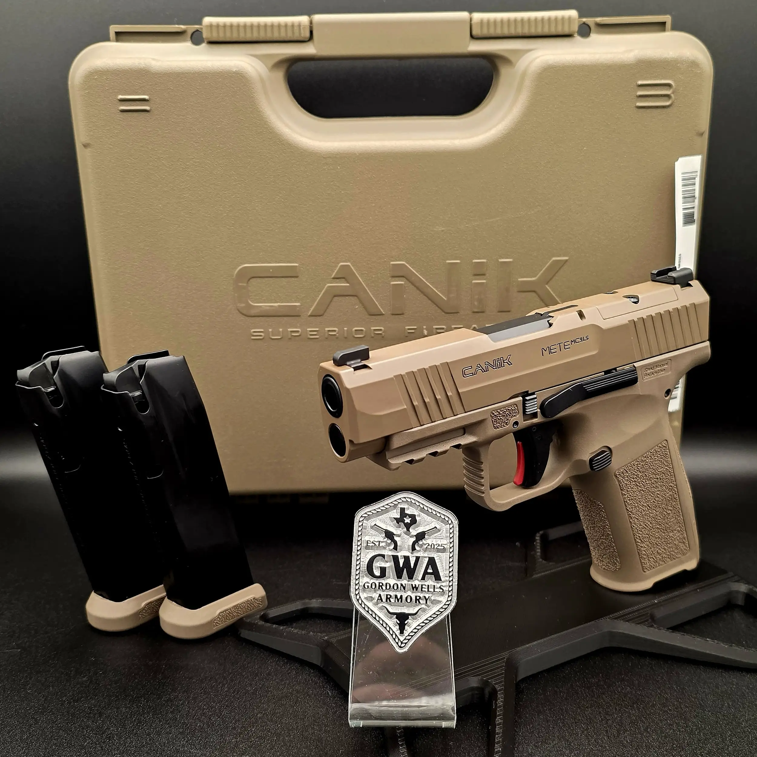 METE MC9LS FDE 3.5" 9MM OR Pistol 2-17RD Mags