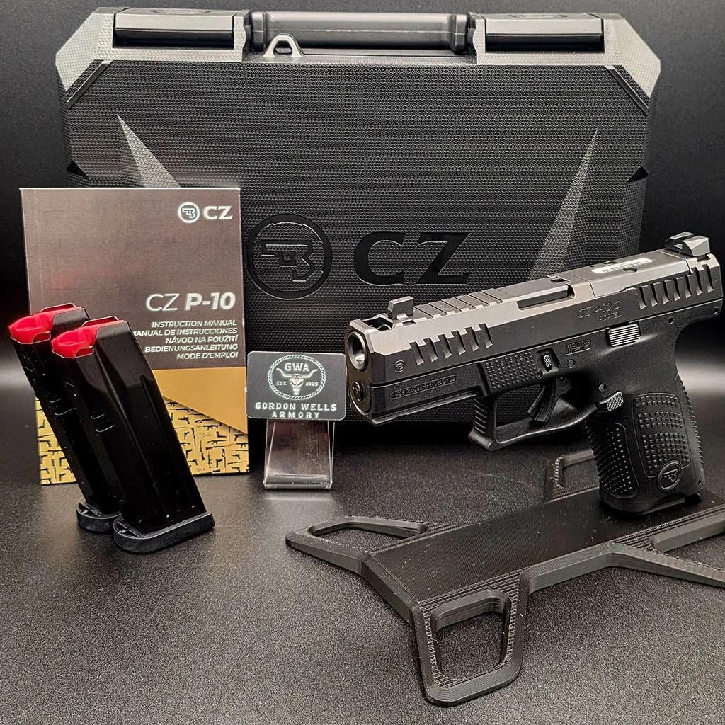 P-10 Compact 4" Black 9MM Ported OR 2-17RD Mags