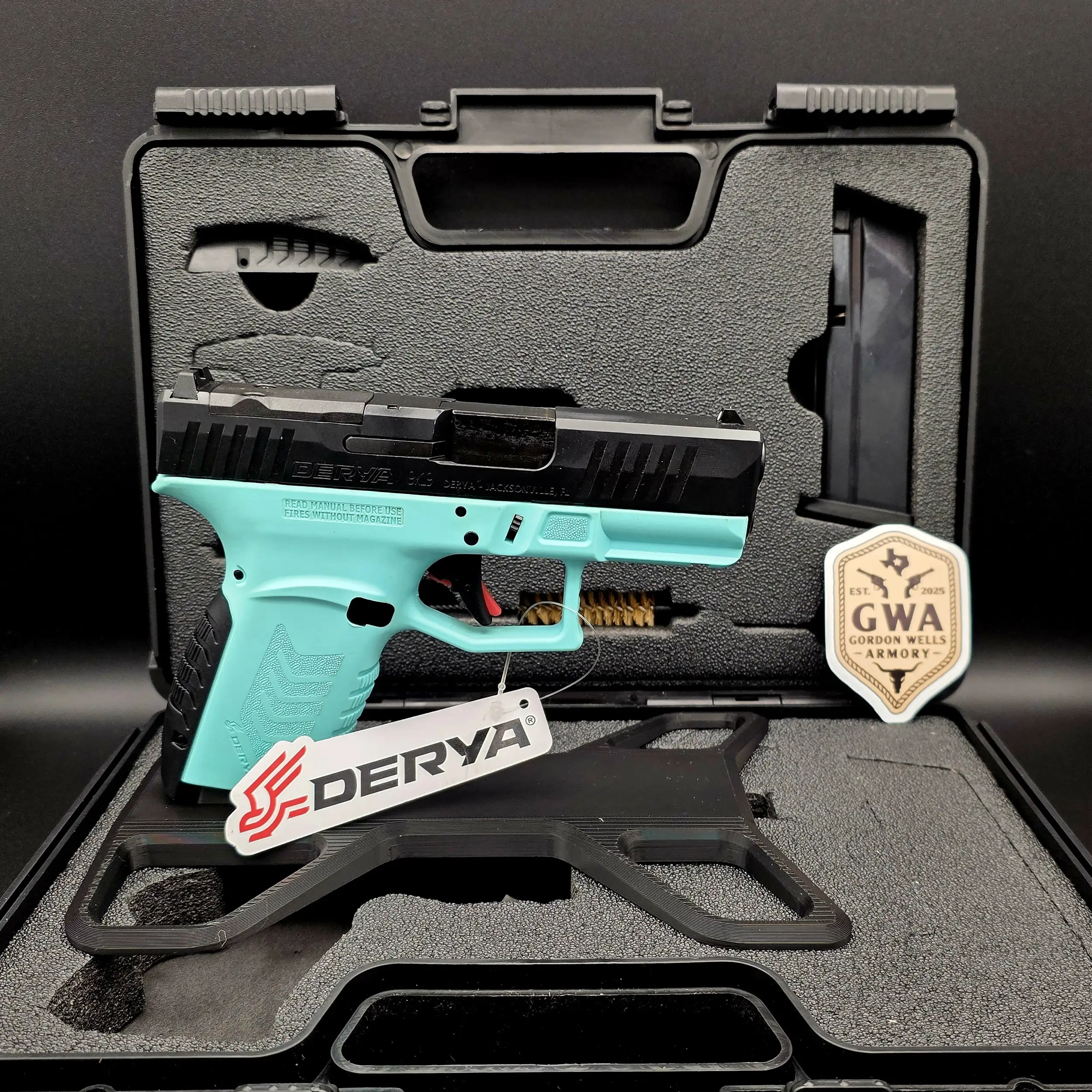 DY9Z 3.5" 9MM Blue/Black 15+1 OR Optic-Ready Slide