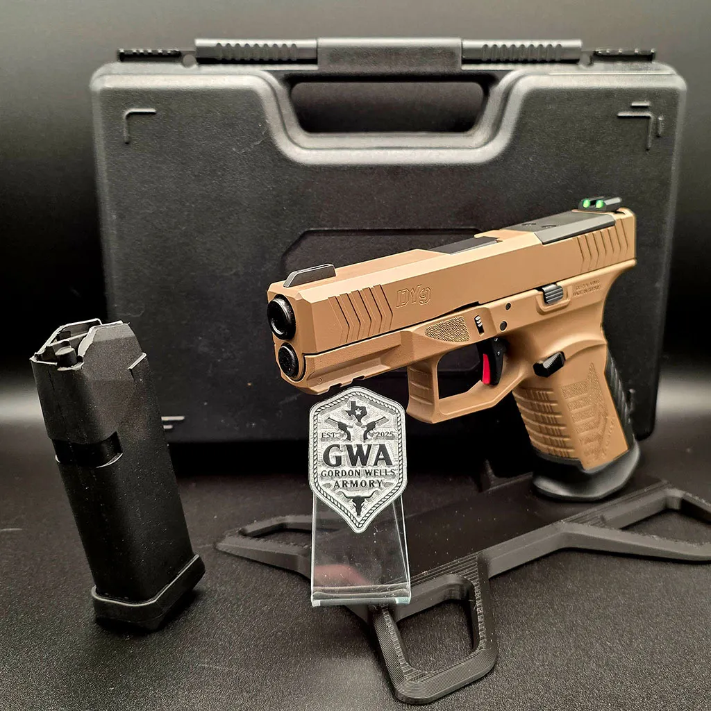 DY9 3.8" 9MM FDE Optic Ready Pistol 1-15RD Mag