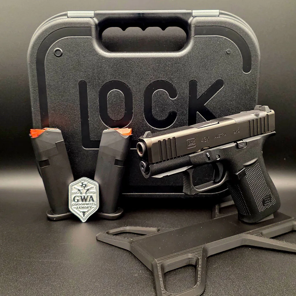 G43X 9MM Black 3.39" MOS 10+1 Front Rail Semi-Auto Pistol