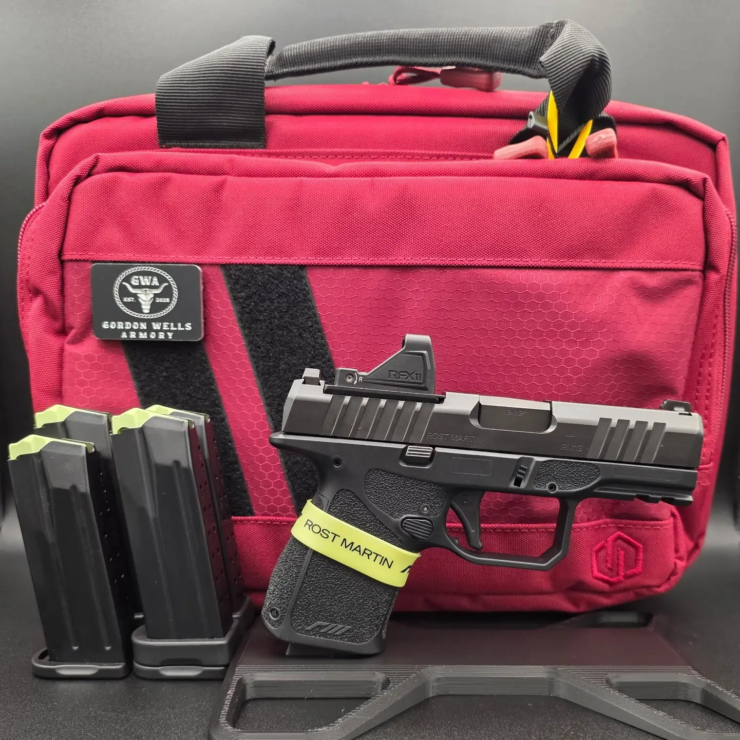 RM1S 9MM Black 3.6" 12/15-RD Semi-Auto Pistol Bundle Blk Bag