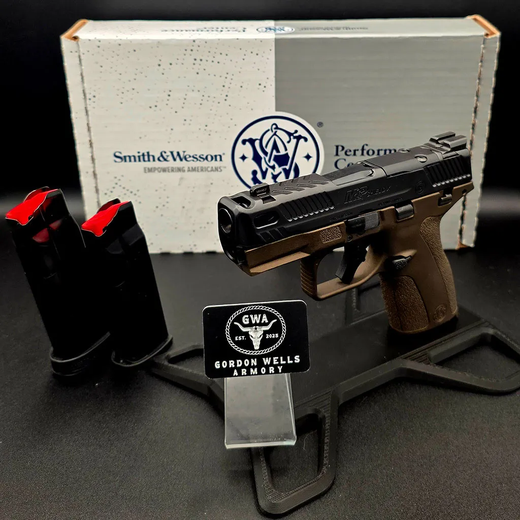 M&P9 Shield X 3.6" 9MM Midnight Bronze Carry Comp TS OR 1-13RD 1-15RD Mag